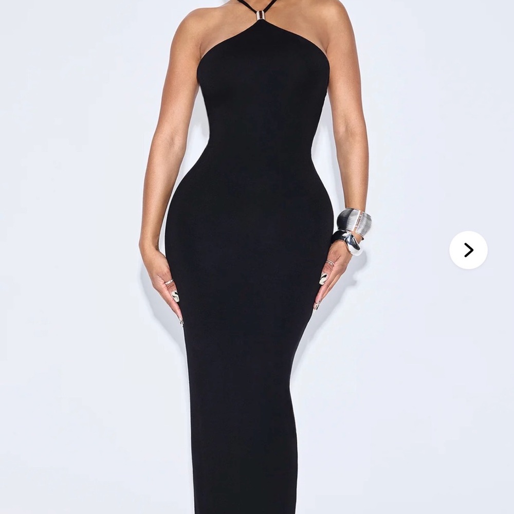 Fashion Nova Black Strapless Dress